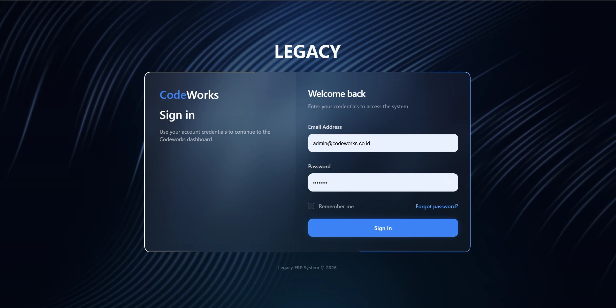 Legacy ERP